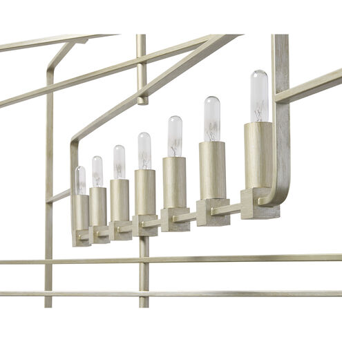 Raiden LED 54 inch Champagne Gold Chandelier Ceiling Light